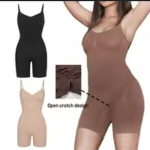 SKIMS Full Body Suit Mid-thigh in Nude Color